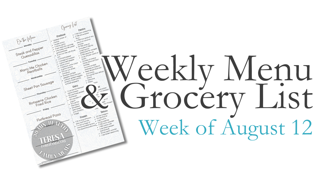 Week of August 12