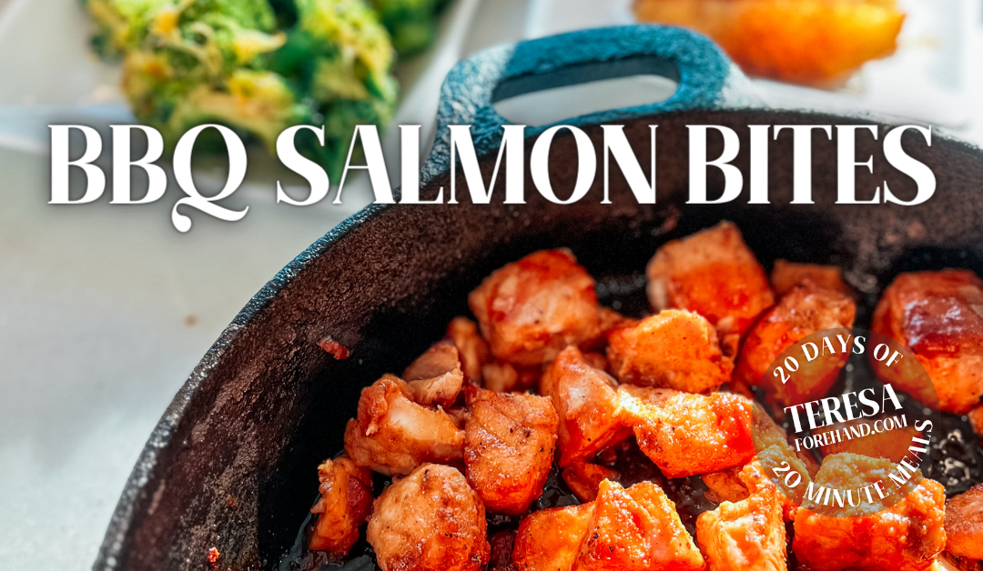BBQ Salmon Bites
