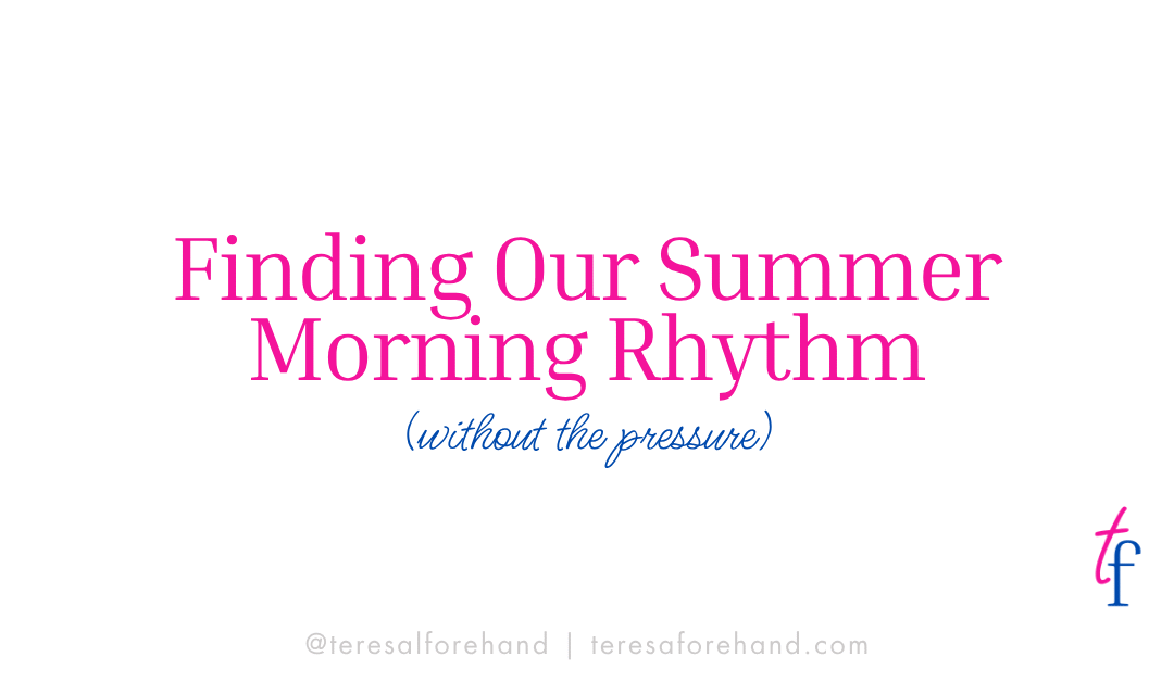 Kids Summer Morning Routine