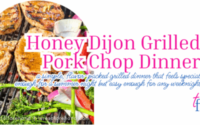 Honey Dijon Grilled Pork Chop Dinner