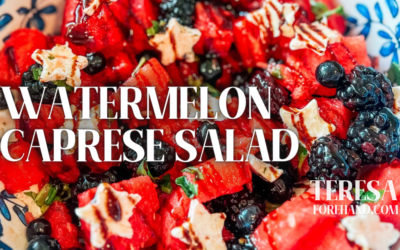 Watermelon Caprese Salad