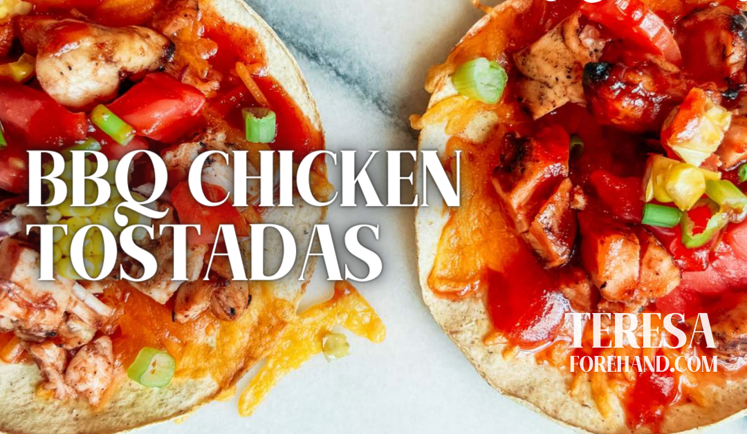 BBQ Chicken Tostadas