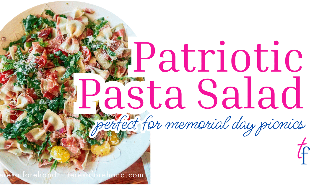 Patriotic Pasta Salad