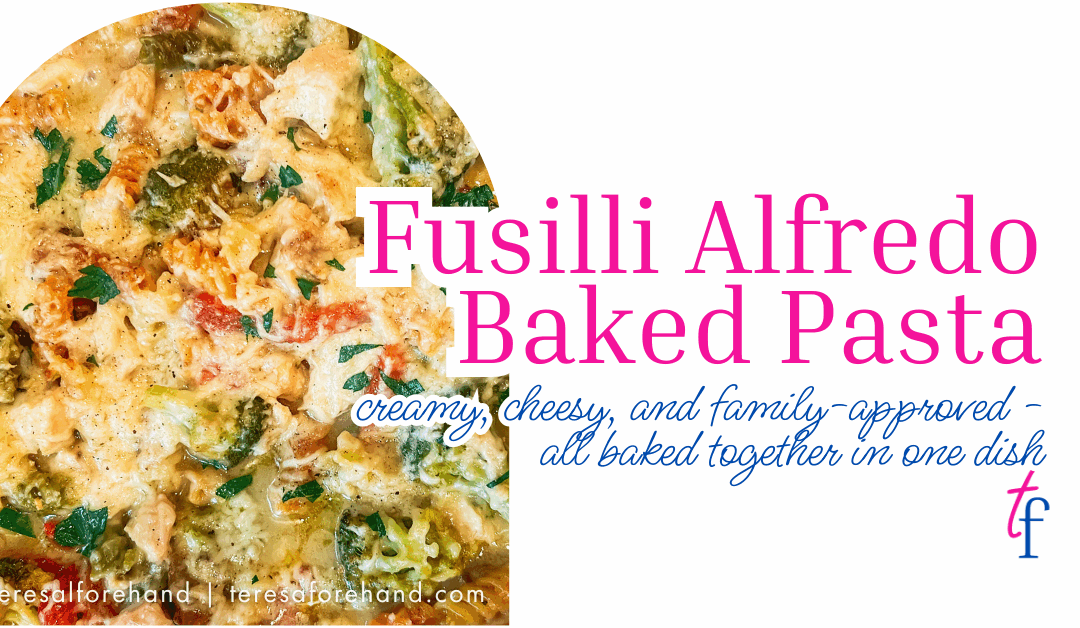 Fusilli Alfredo Baked Pasta
