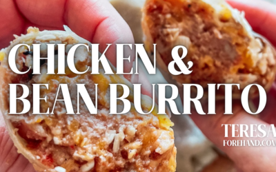 Chicken and Bean Burrito