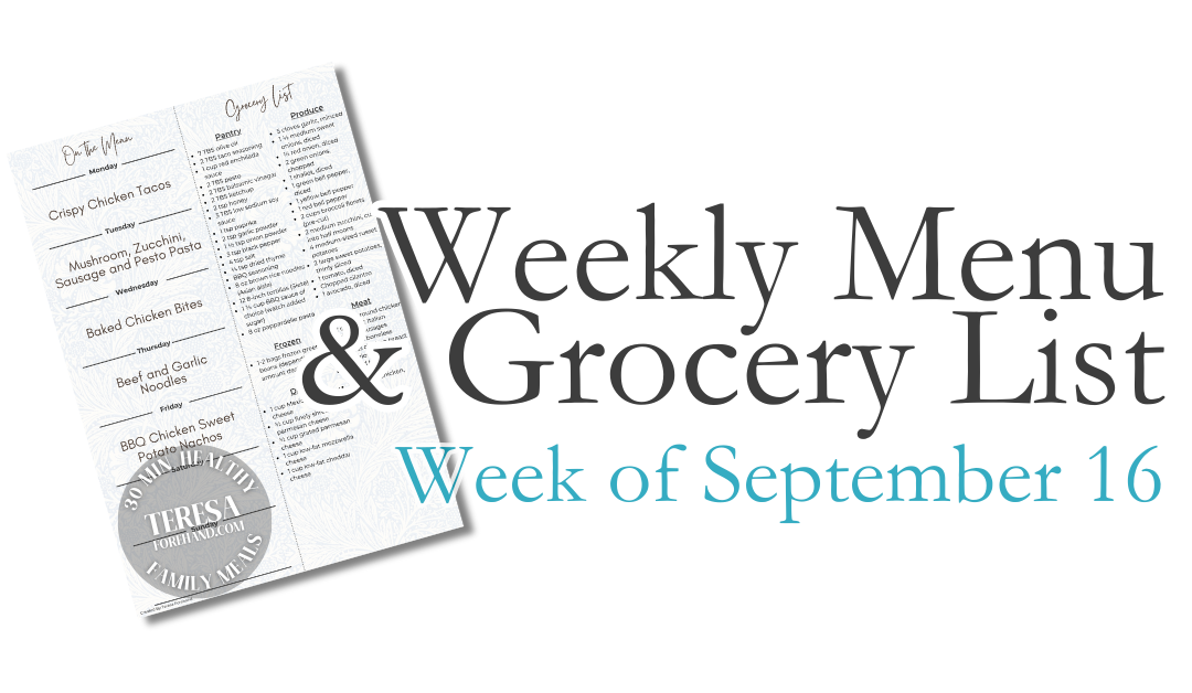 Week of September 16