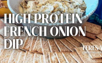 High Protein French Onion Dip