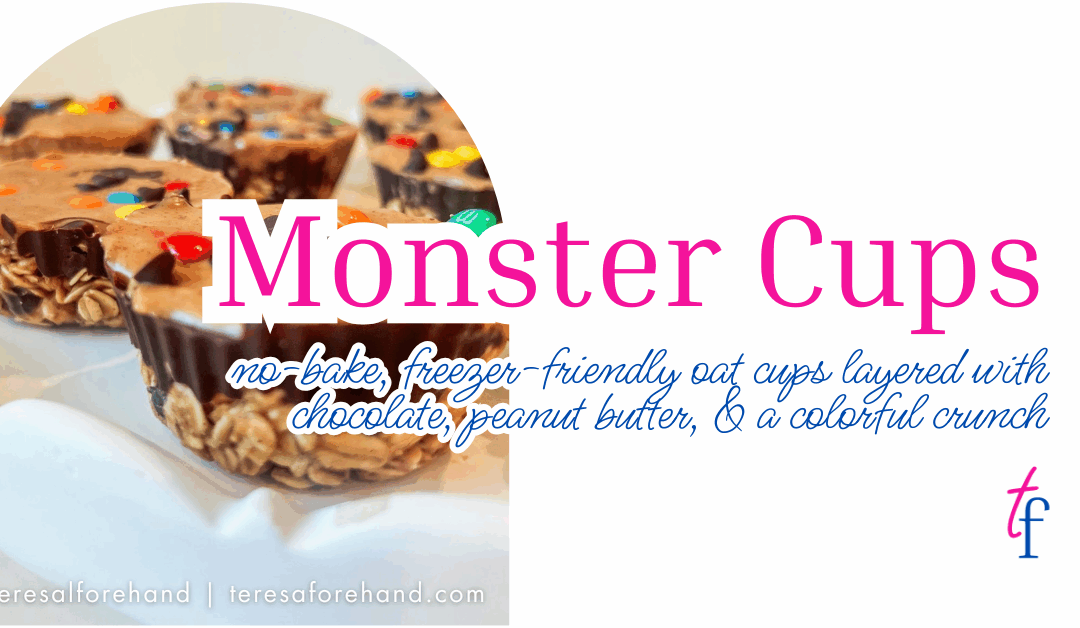 Monster Cookie Cups