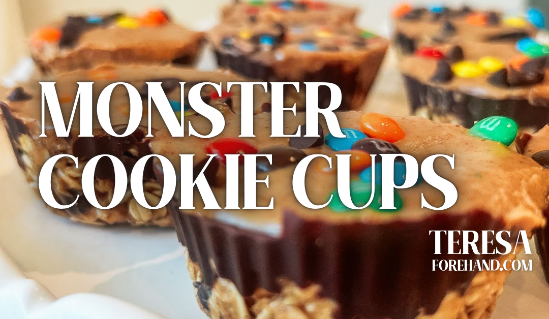 Monster Cookie Cups