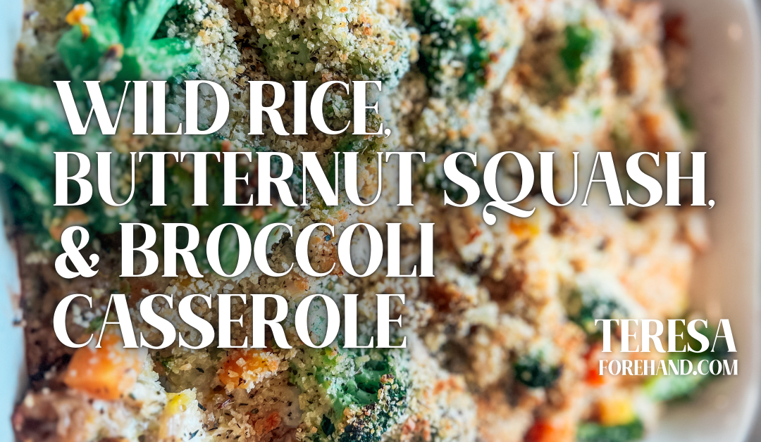 Wild Rice and Butternut Squash Casserole