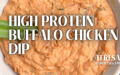 High Protein Buffalo Chicken Dip