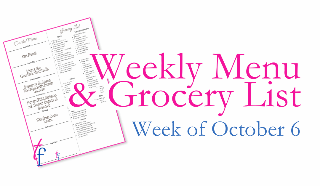 Week of October 6