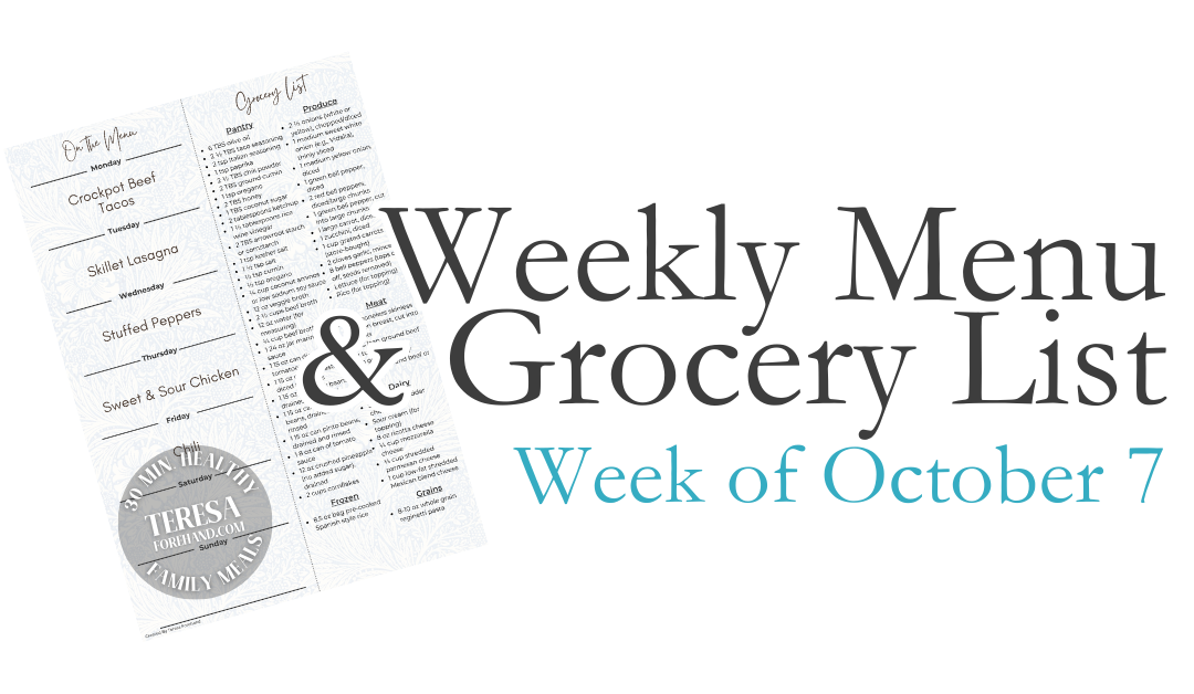 Week of October 7