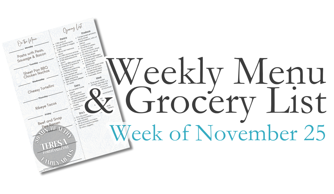 Week of November 25