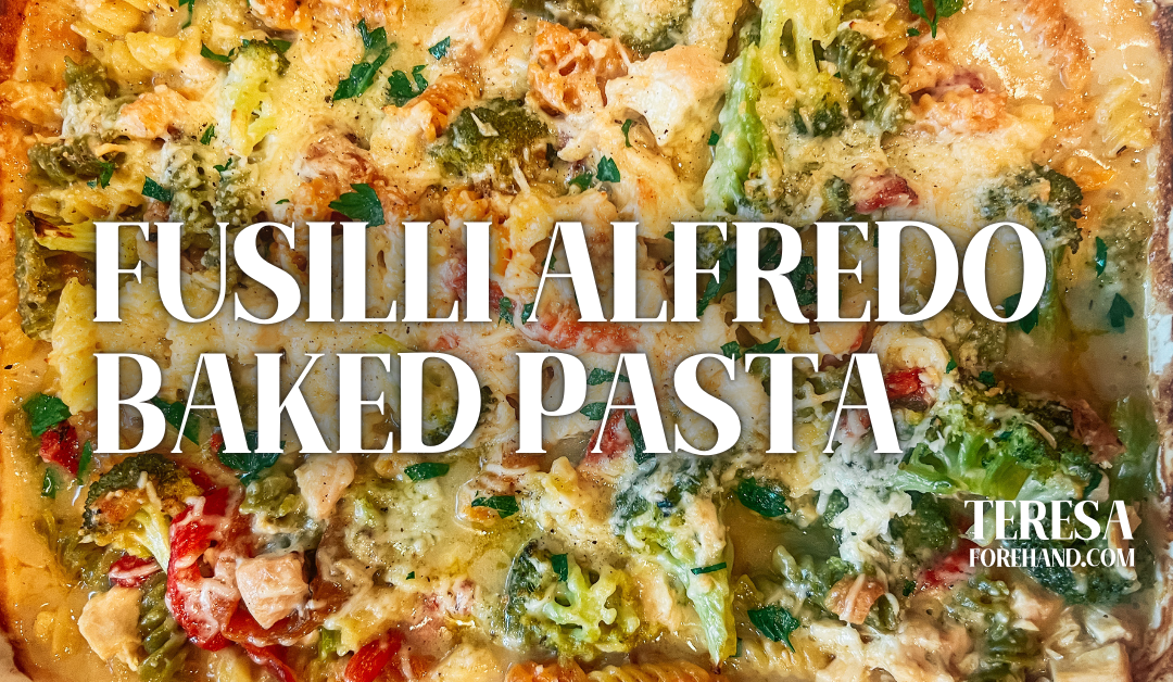 Fusilli Alfredo Baked Pasta