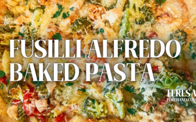 Fusilli Alfredo Baked Pasta