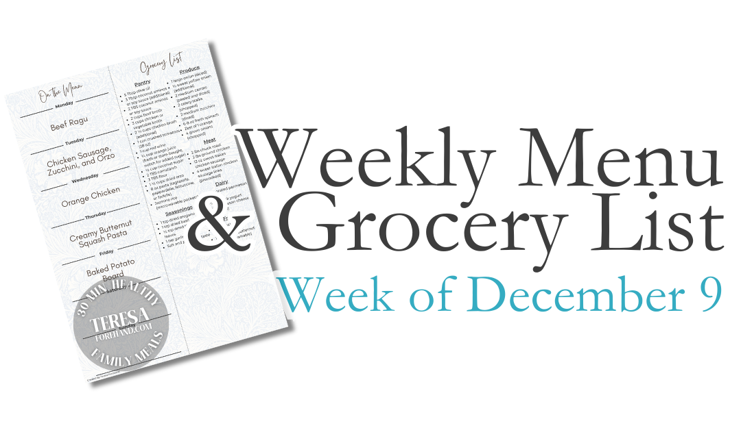 Week of December 9