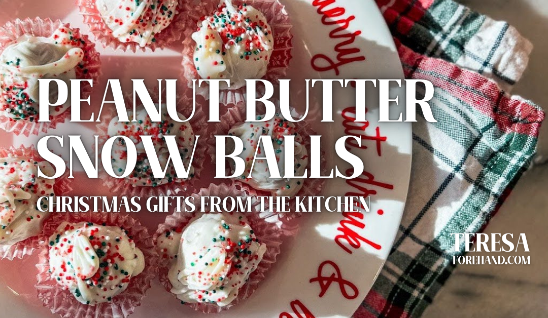 Peanut Butter Snow Balls