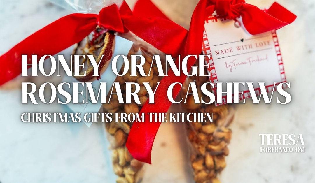 Honey Orange Rosemary Cashews