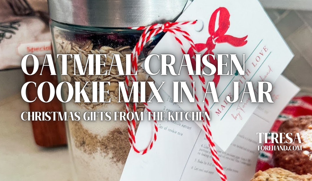 Oatmeal Craisen Cookie Mix in a Jar