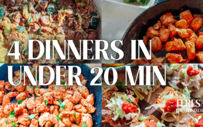 4 Dinners You Can Make in Under 20 Minutes