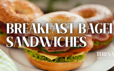 Breakfast Bagel Sandwiches