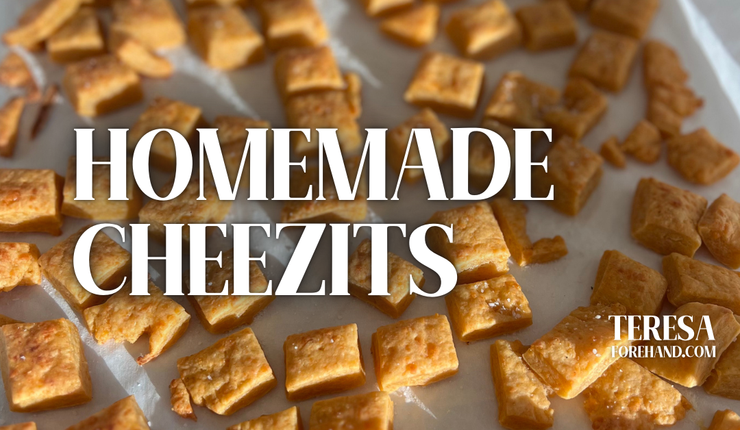 Homemade Cheezits