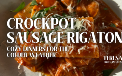 Crockpot Sausage Rigatoni