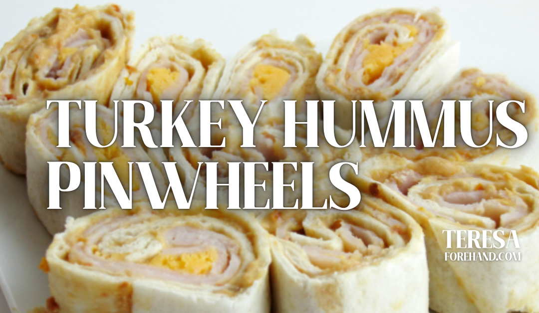 Turkey Hummus Pinwheels