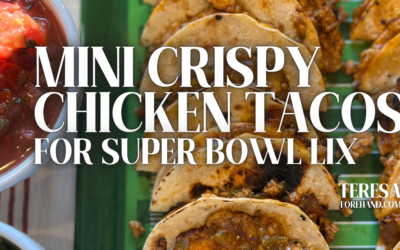 Mini Crispy Chicken Tacos for Super Bowl LIX