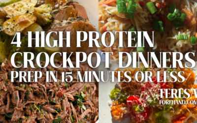 4 High Protein Crock Pot Dinners