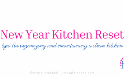 New Year Kitchen Reset