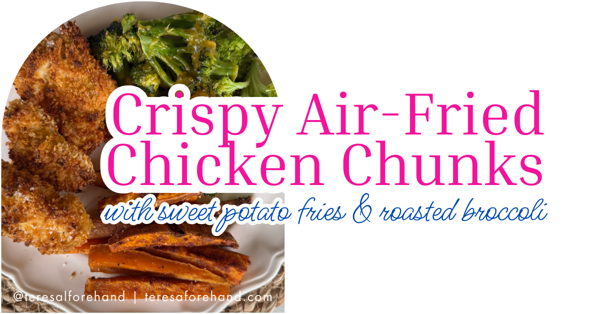 Crispy Air-Fried Chicken Chunks