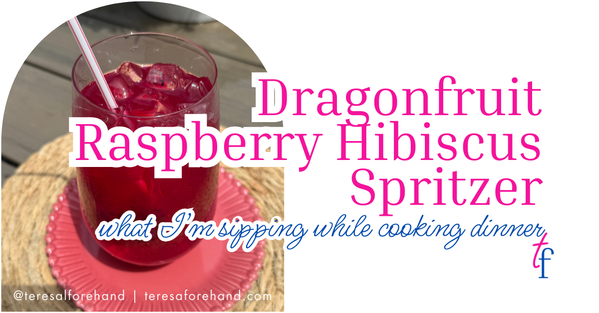 Dragonfruit Raspberry Hibiscus Spritzer feat