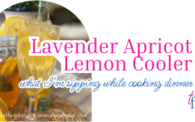 Lavender Apricot Lemon Cooler