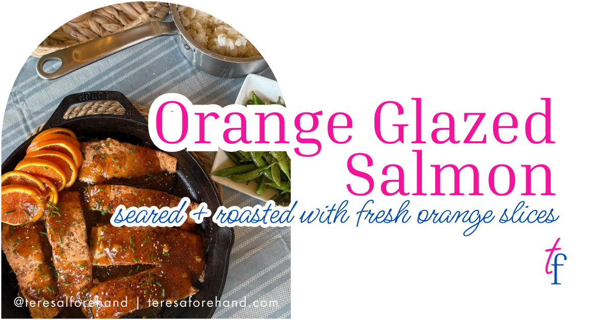 Orange Glazed Salmon feat