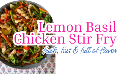 Lemon Basil Chicken Stir Fry