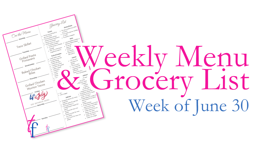 Week of June 30