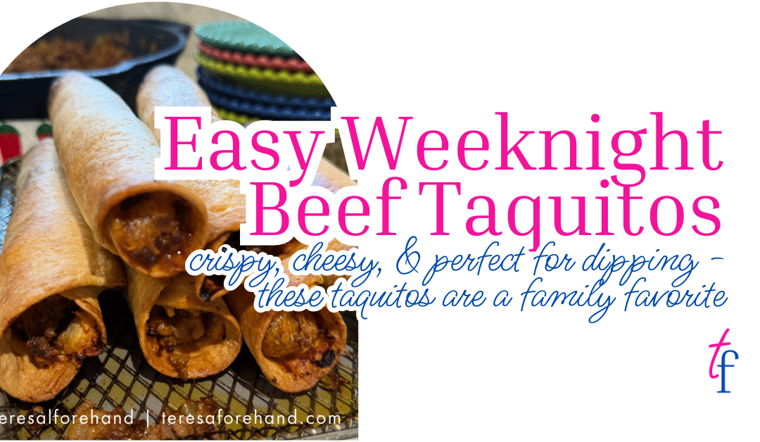 Easy Weeknight Beef Taquitos