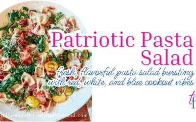 Patriotic Pasta Salad