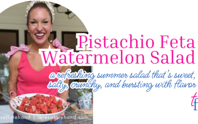 Pistachio Feta Watermelon Salad