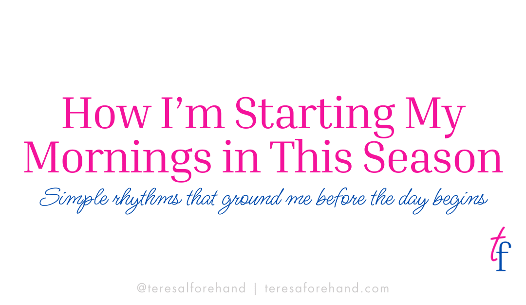 My Morning Routine