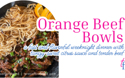Orange Beef Bowls