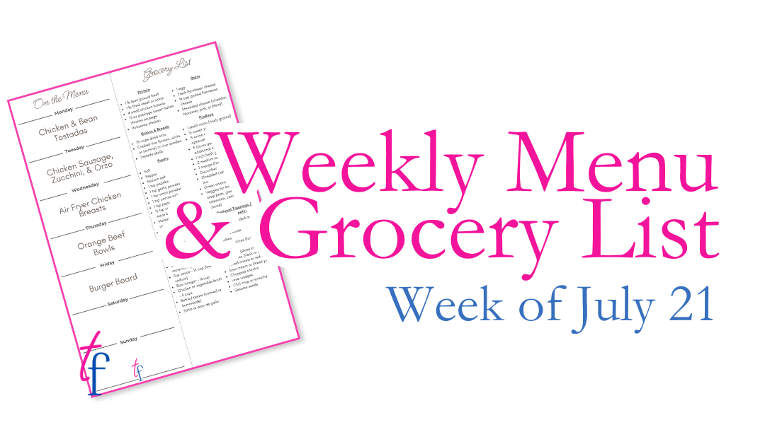 Week of July 21