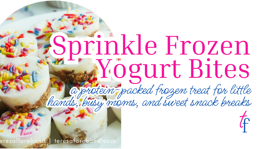 Sprinkle Frozen Yogurt Bites
