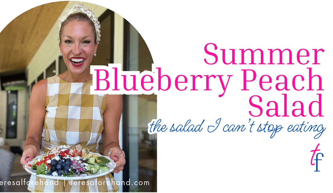 Summer Blueberry Peach Salad