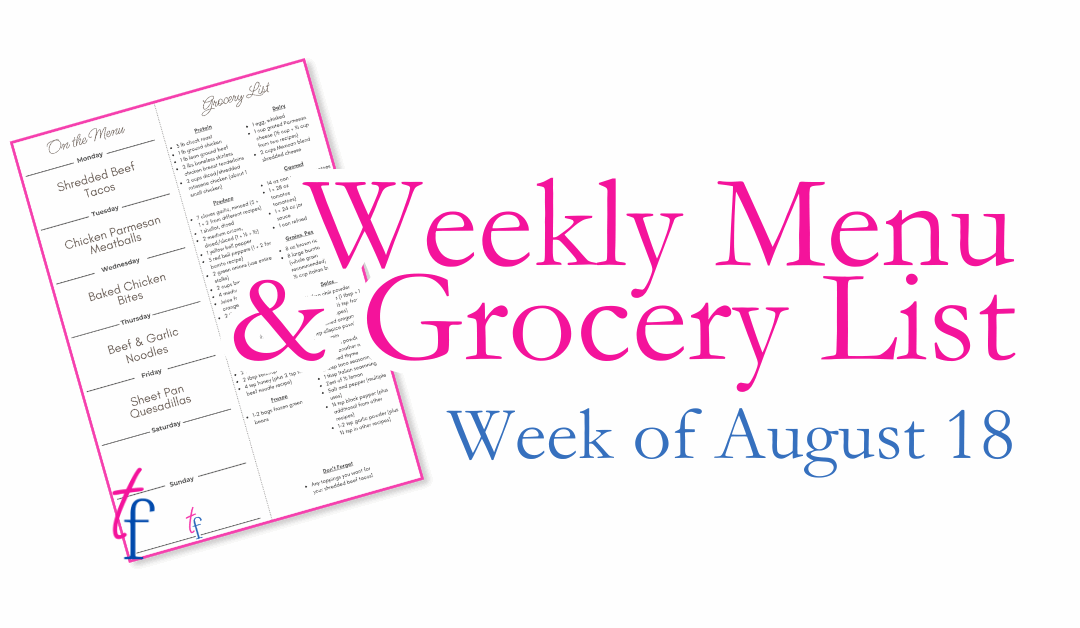 Week of August 18