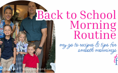 My Back to School Morning Routine