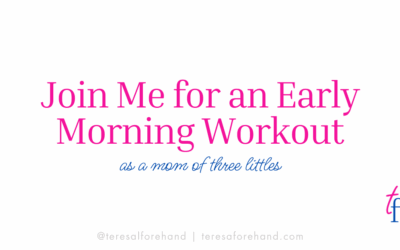 Join Me for an Early Morning Workout
