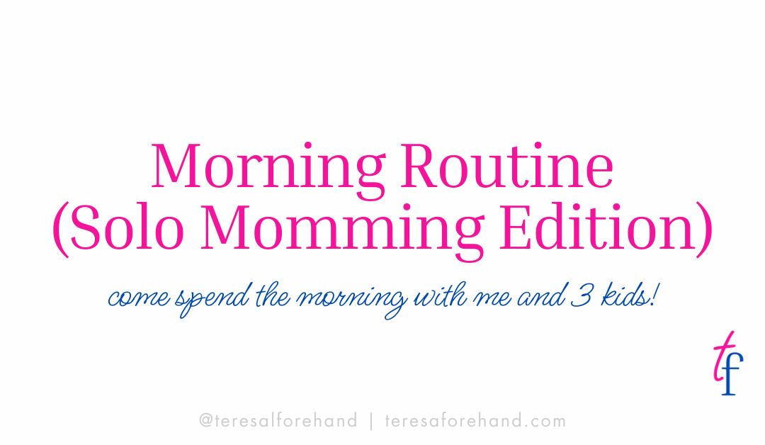 Come Spend the Morning with Me